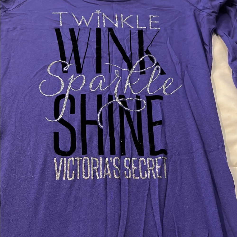 Victoria's Secret Purple Graphic Sleep Shirt